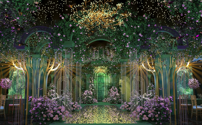 红桥奇妙森林婚礼堂效果展示